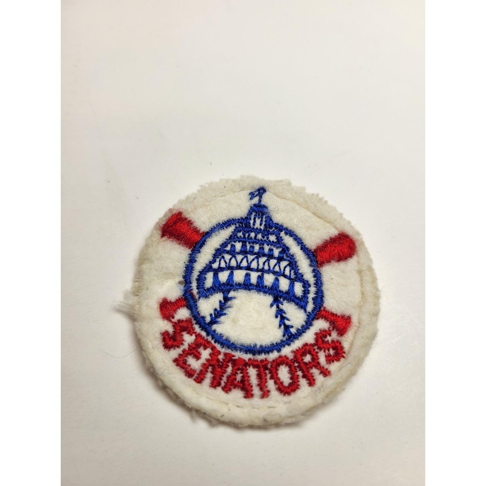 Vintage Original 1950s/60s MLB Felt Patch Baseball Team 2"x2 Washington Senators
